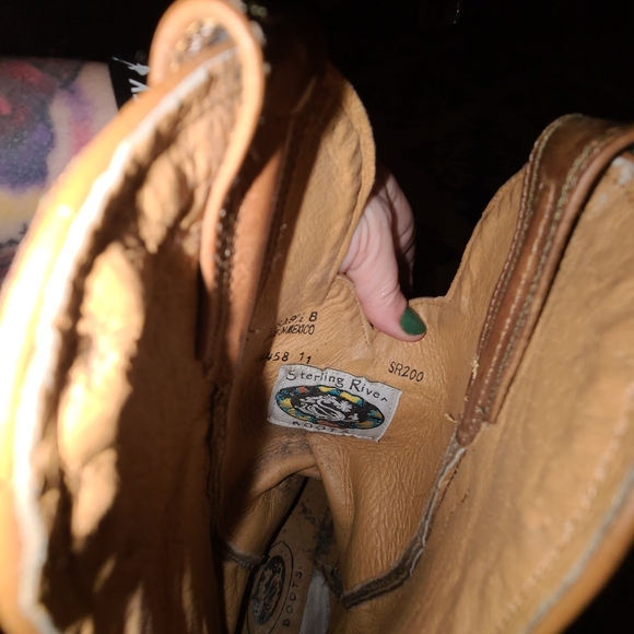 Almost new sterling river cowboy boots size 9.5 - Picture 7 of 14